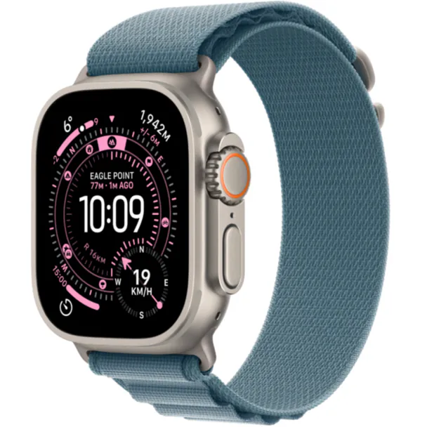 Smart saat Apple Watch Ultra 3 Cellular 49mm M MEWM4QI/A Natural Titanium